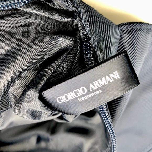 GIORGIO ARMANI Luxury Toiletry Grooming BAG POUCH NEW - Picture 5 of 8